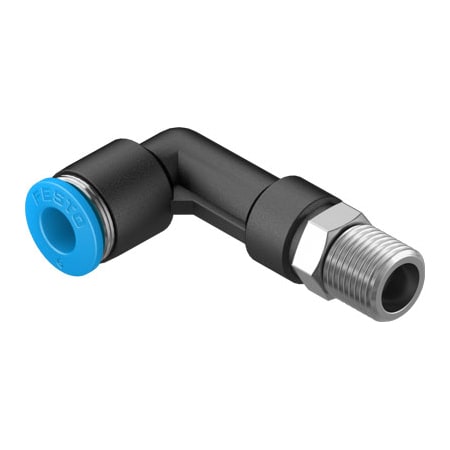 Festo Push-In L-Fitting, Long QSLL-1/8-6 QSLL-1/8-6